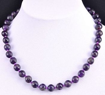 Бусы Аметист "Классика №8" арт. НАМ-1(8)-47-3