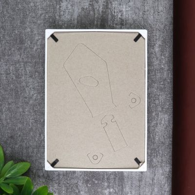 Фоторамка пластик L-2 10х15 см, белый, с небьющимся стеклом