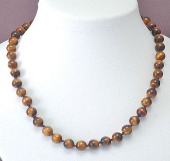 Бусы Тигровый Глаз "Классика №8" арт.НТГ-1(8)-48-1