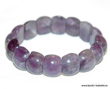 Браслет Аметист "Лилу" арт. бНАМ-3(16)-18-2