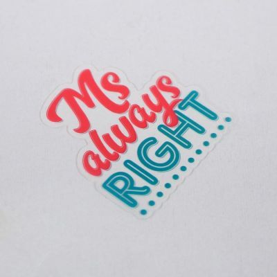 Наклейка для айкос "Ms always right"
