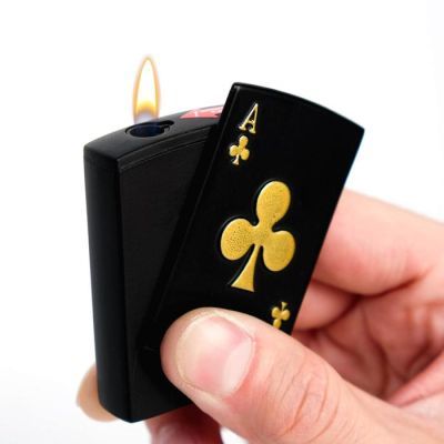 Зажигалка газовая "Карта", крести 3.5х1х5.5 см