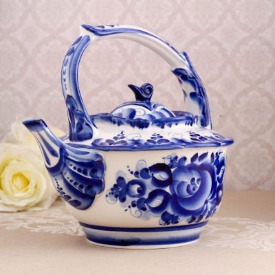 Чайник «Осень», 1,1 л, гжель