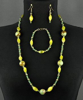 Комплект  Оникс, Хрусталь "Злата" арт.1207