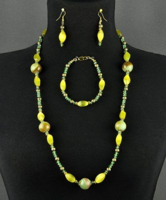 Комплект  Оникс, Хрусталь "Злата" арт.1207