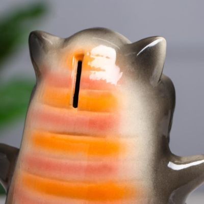 Копилка "Чудик", серый цвет, 18 см