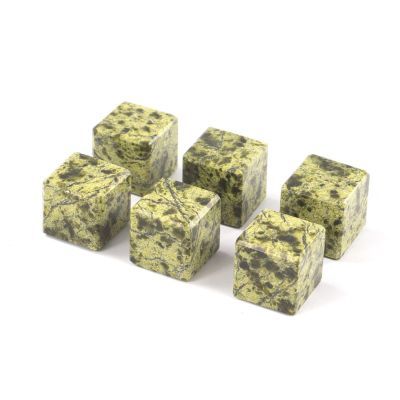 Камни для виски из змеевика в холщовом мешочке "VIP" (6 шт)