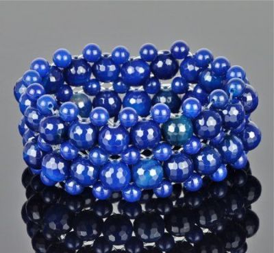 Браслет Агат "Макраме" арт. бП1009