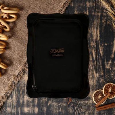 Поднос с жостовской росписью, 37х27 см