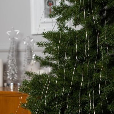 Гирлянда «Дреды» 1.5 м, IP20, серебристая нить, 125 LED, свечение белое, 12 В