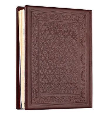 Родословная книга «Гербовая» с литым гербом (натуральная кожа, дерево, металл)