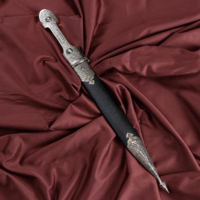 Кинжал сувенирный "Ирбис" №1 кожа, латунь