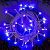 Гирлянда «Нить» 5 м, IP20, белая нить, 50 LED, свечение синее, 8 режимов, 220 В