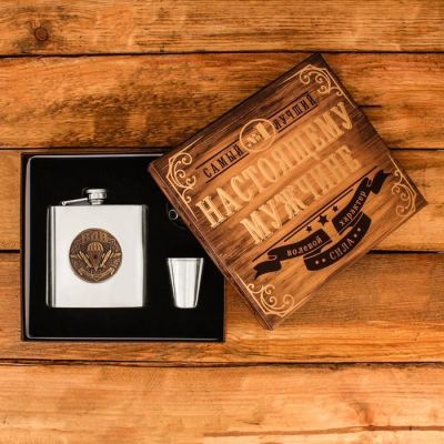 Набор "ВДВ", фляжка 180 мл, стопка 2 шт., воронка