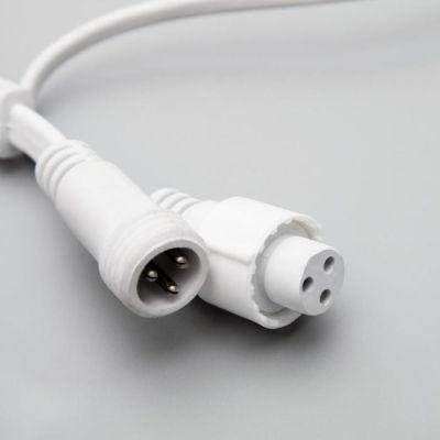 Гирлянда «Занавес» 2 × 6 м, IP65, УМС, белая нить, 1440 LED, свечение тёплое белое, 220 В