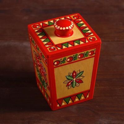 Набор ставцов, 5 предметов, борецкая роспись