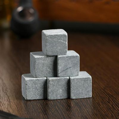 Камни для виски "COLD & OLD", в шкатулке, 6 шт