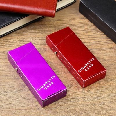 Портсигар прямоугольный, с откидной крышкой, МИКС