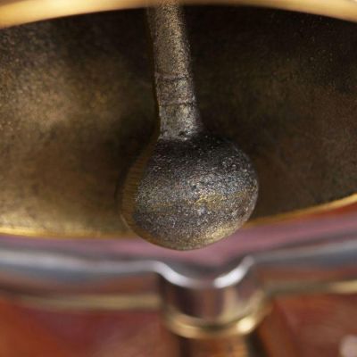 Колокол "Клэм" алюминий, латунь  26х23х16 см