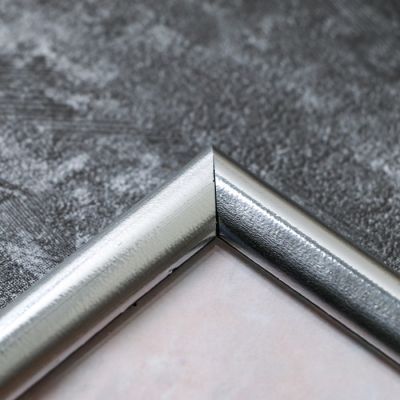 Фоторамка "Серебро металлик" пластик 21х30 см