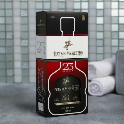 Гель для душа коньяк "Честь и мужество"