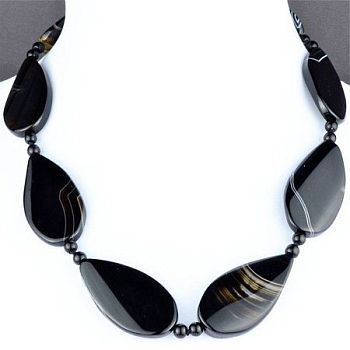 Бусы Агат "Адажио" арт. П3478