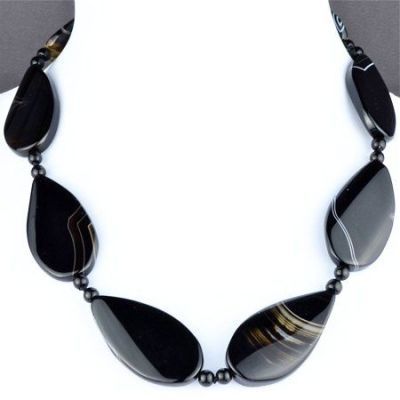 Бусы Агат "Адажио" арт. П3478