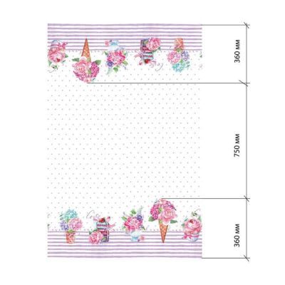 Скатерть "Этель" Сладости  220х147 см, 100% хл, репс 210 гр/м2