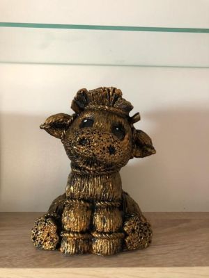 Копилка "Бычок" (высота - 16 см)