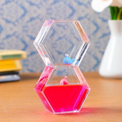 Гелевые песочные часы "Токон", 12х7 см, микс