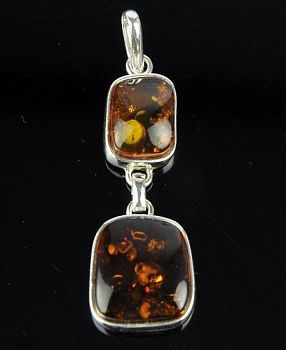 Кулон Янтарь "Влияние" арт.ЯК-313