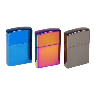 Зажигалка "Ультрафиолет" в подарочной коробке, газ, микс, 5.5х3.4х1.2 см