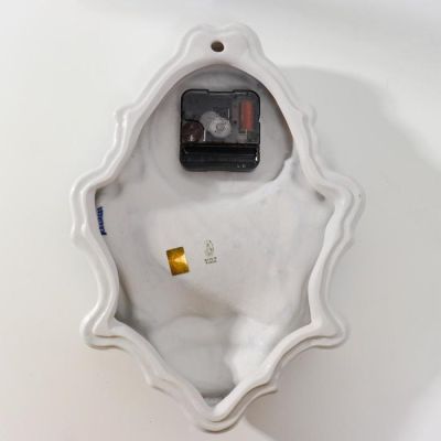 Часы настенные "Вечерний звон", гжель, фарфор, 2с