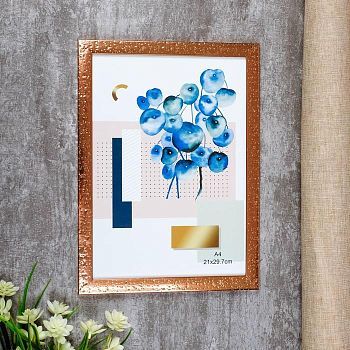 Фоторамка пластик формат А4 "Короед и медь" 32,3х23,6х1 см