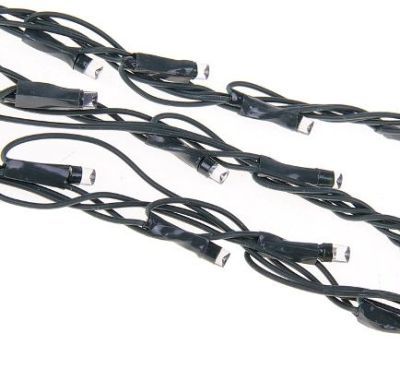 Гирлянда "Дождь" уличная (Ш:2 м, В:1,5 м, нить тёмная, фиолетовый)