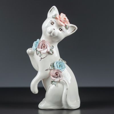 Копилка "Лапушка", покрытие глазурь, белая, 27 см, микс