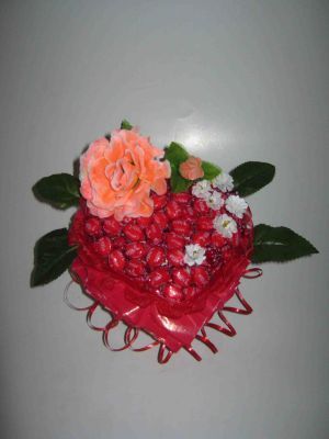 ПАСХАЛЬНАЯ шкатулка "Шоколадное сердце"