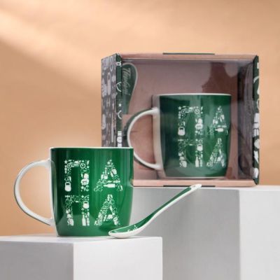 Набор "Папа", кружка 350 мл, ложка