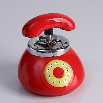 Пепельница бездымная "Телефон", цвета МИКС
