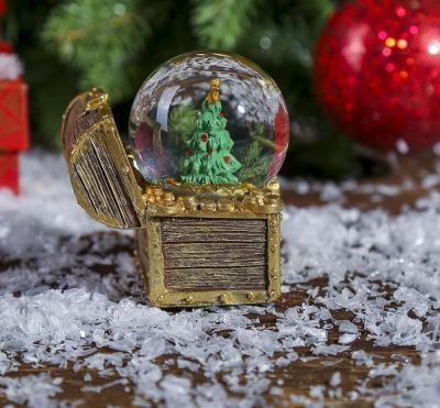 водяной шар "Сокровища в сундуке" d=4,5 см