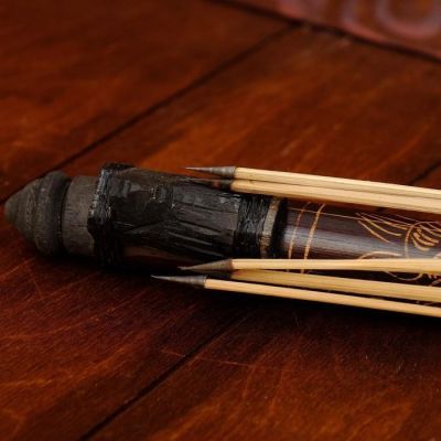 Сувенирное оружие сарбакан "Ловушка" 106х8х3 см