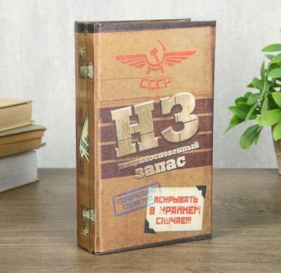 Сейф-книга с ключами "Неприкосновенный запас" (21 х 13 х 5 см)