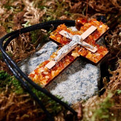 Сувенир "Крестик", в автомобиль, 7,5х4,5 см