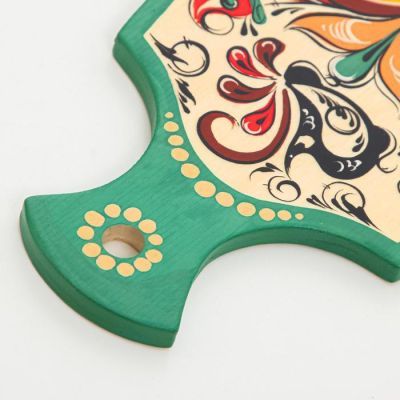 Досочка разделочная «Фигурная», 12×0,8×17 см, ракульская роспись