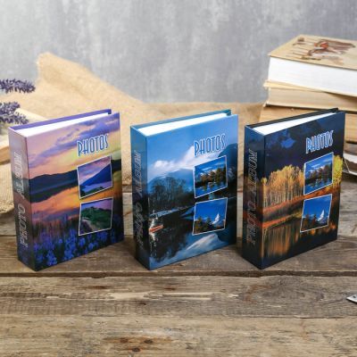 Фотоальбом BRAUBERG на 60 фотографий 10х15 см"Природа" МИКС