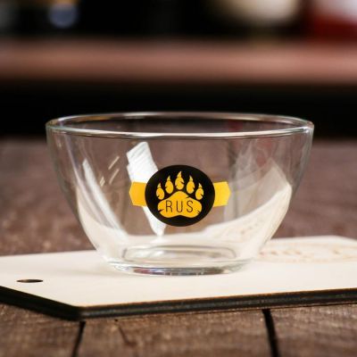 Пивной набор посуды «Россия»: бокал 2 шт. 330 мл, тарелка 150 мл, подставка