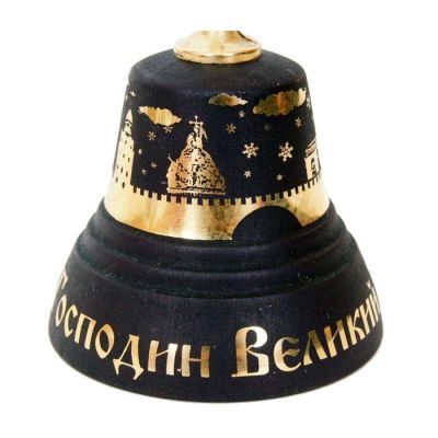 Колокольчик KVN7  травленый №7, d84, Великий Новгород