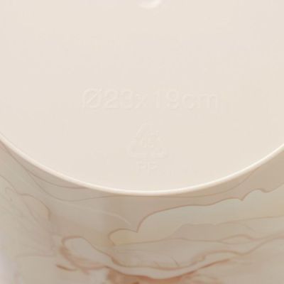 Кашпо для цветов со вставкой «Нежность», 5 л, цвет кремовый