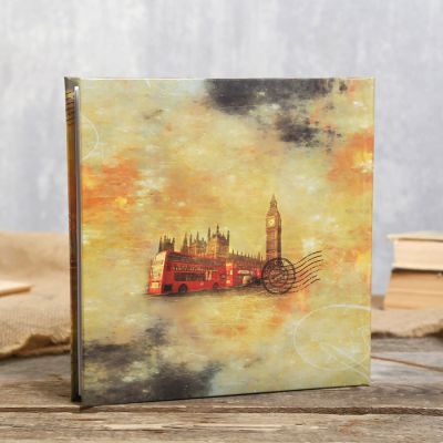 Фотоальбом BRAUBERG на 200 фотографий 10х15 см "Тауэр"