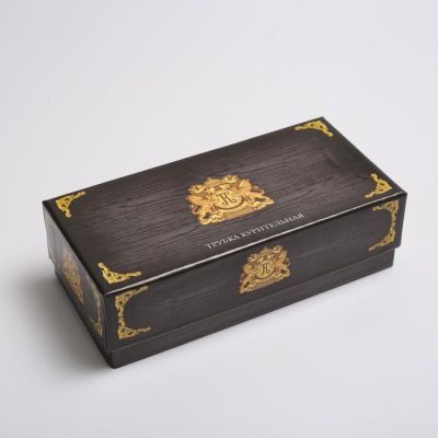 Трубка "Командор" классическая, пластик,(+ чехол, чистящ. комплект) 12.5х3.5х5 см